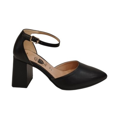Chanelle Online Schuhe schwarz mit Knöchelriemen Gr.7