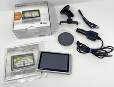 Garmin nuvi 1300LM GPS Unit with Power Cable and Mount Used Bundle