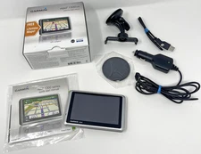 Garmin nuvi 1300LM GPS Unit with Power Cable and Mount Used Bundle