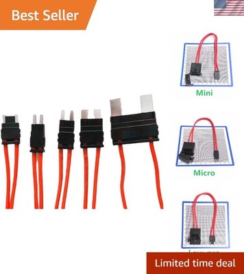 5packs Repair Car Fuse Holder Connector Extension Adaptor Acc Fuse tap Holder...