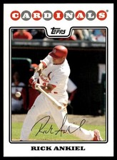 2008 Topps Rick Ankiel St. Louis Cardinals #4