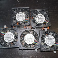5- Dell PowerEdge Server Chassis Fan 12V 1.5A PN: 090XRN Lot Of 5 Nidec RK-385