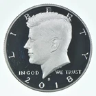 2018 Silver Proof Kennedy Half Dollar 90% Silver 0.361oz Deep Cameo Gem Proof BU