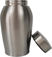 135Lbs Stainless Steel Urns for Pet Ashes, Cremation Urn Small Keepsake Urn, Mem