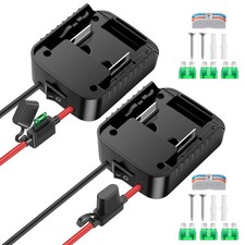 2 Packs Adapters Compatible with Makita 18V Battery for Power Wheel Battery Adap