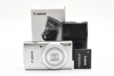 [BOX] Canon IXY 210 / PowerShot ELPH 200 IS / IXUS 190 Silver Camera From JAPAN