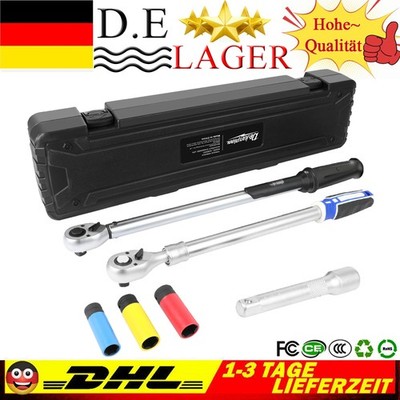 1/2'' Drehmomentschlüssel 42-210Nm Drehmoment Teleskopratscheknarre Schlagnüsse