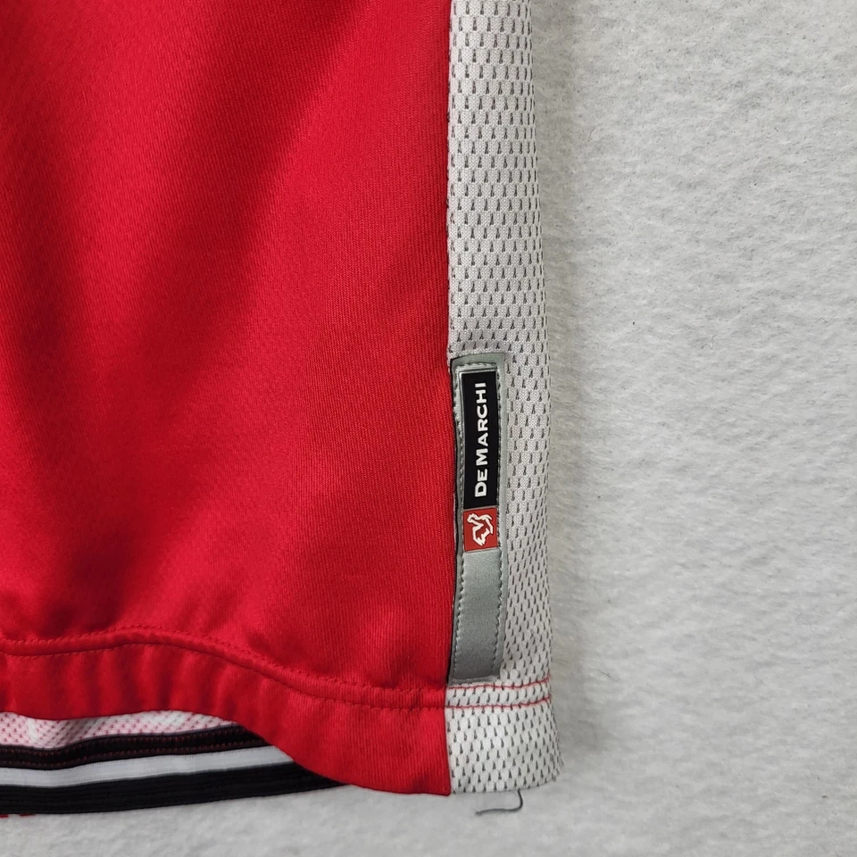 Camiseta deportiva de ciclismo De Marchi Ride Like Hell Italia talla L bolsillos traseros sin mangas Foto 3 de 4