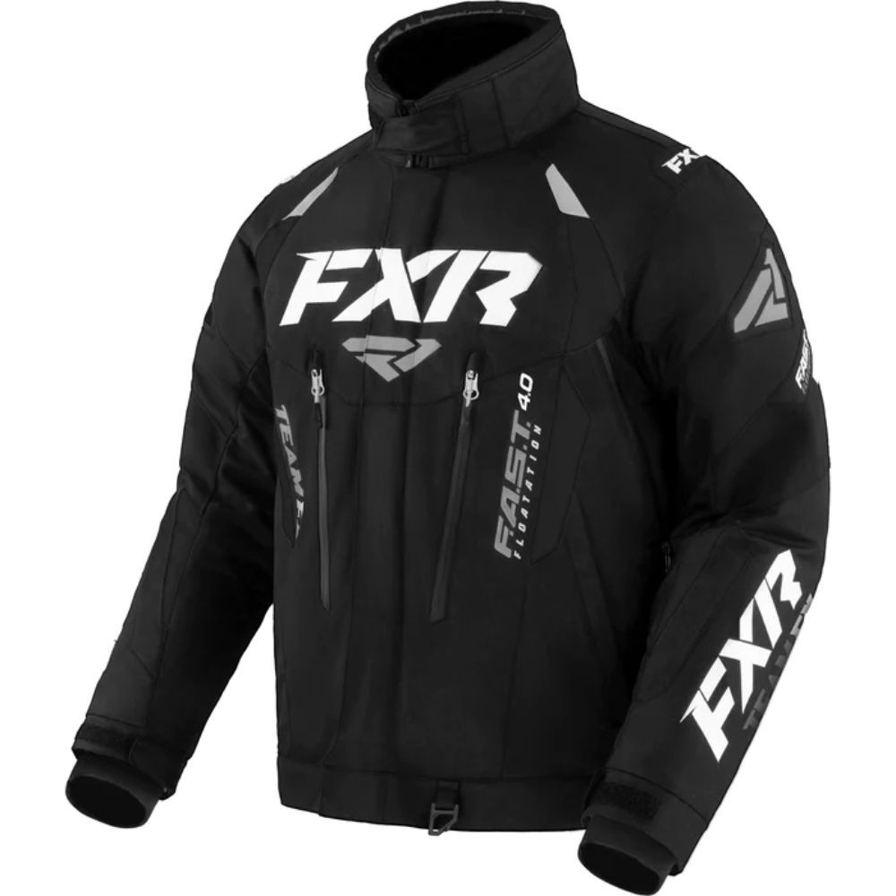 FXR Racing Snowmobile Mens Team FX 2-In-1 Jackets-Black-Medium
