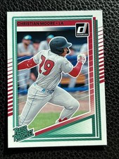 Christian Moore- 2025 Panini Donruss Rated Prospects #145 (RC) Rookie
