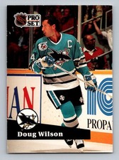 #478 1991-92 Pro Set  Doug Wilson San Jose Sharks
