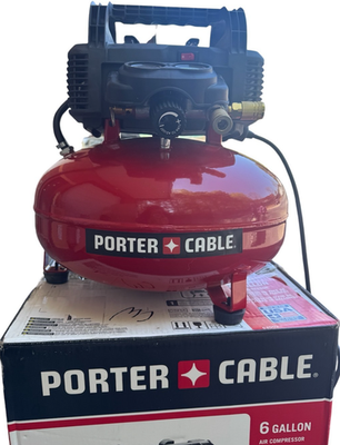 #ad #ad 6 Gal. 150 PSI Portable Electric Pancake Air Compressor Porter Cable $129.98