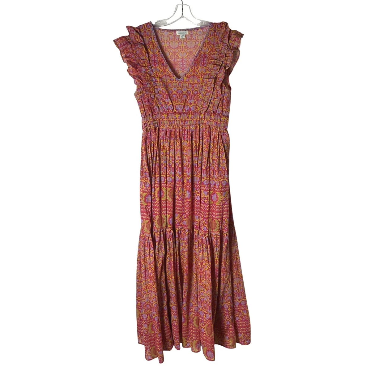 knee length dresses for ladies Soft Surroundings Rose Paisley Maxi Dress Size S – alineconsignment main image 0