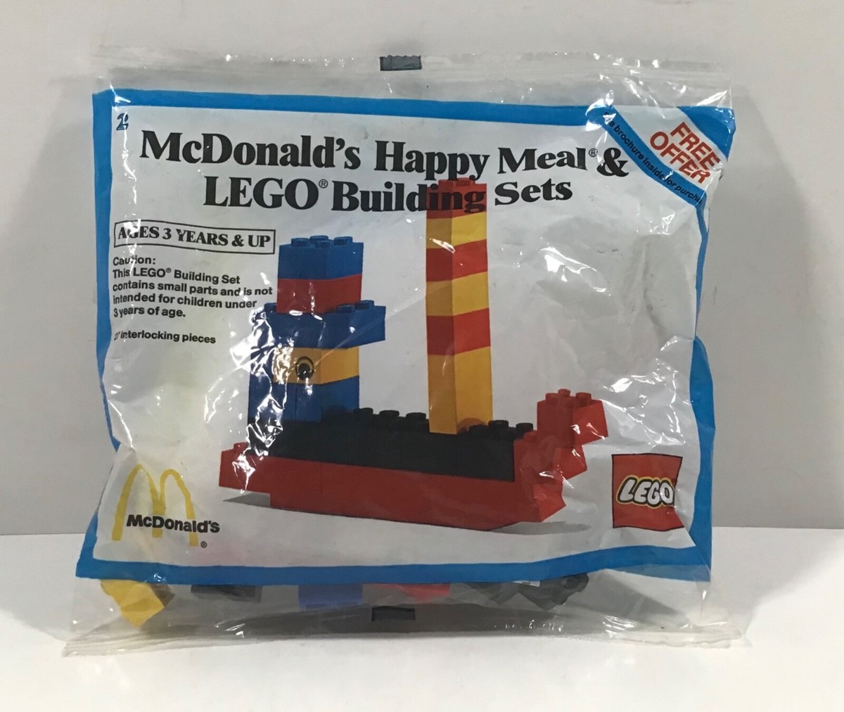 Lego McDonalds Happy Meal Set polybag new 1913 1984