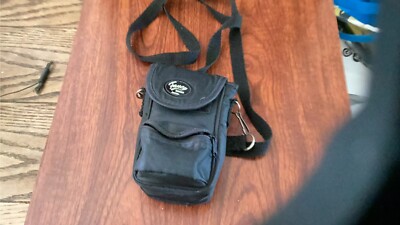 black Hama Fancy Mini Compact Camera Case And Strap, Retro VGC