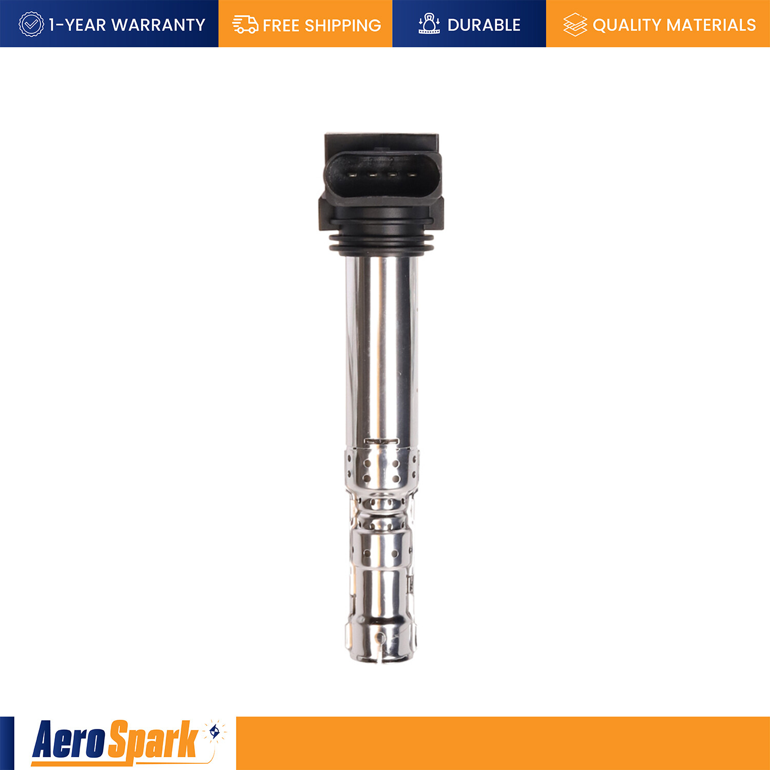 12 Ignition Coil & 12 Autolite Spark Plug for 2003-2012 Bentley Continental 6.0L