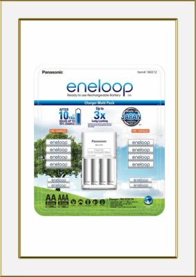 Panasonic Eneloop Pro Charger 4 AA Rechargeable Battery, Photography