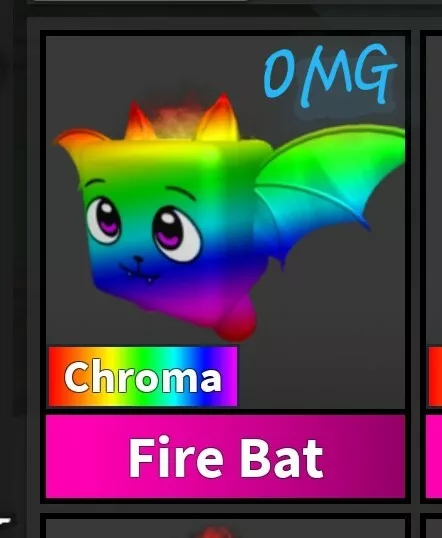 Roblox Murder Mystery 2 Mm2 godlys FIRE BAT pet