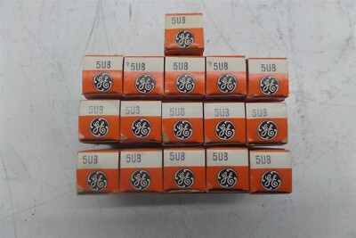 Lot Of 16 General Electric 5U8 Electron Tubes