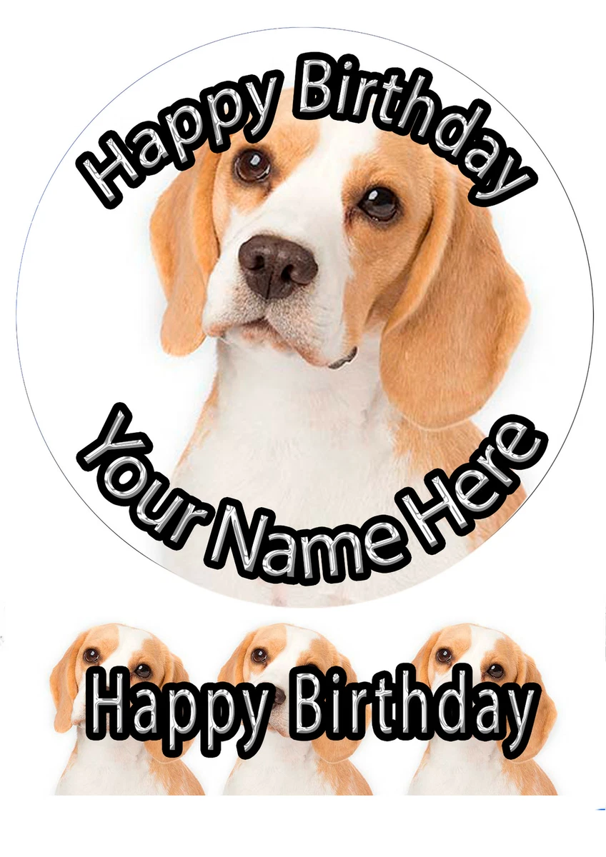 Fondant beagle cheap