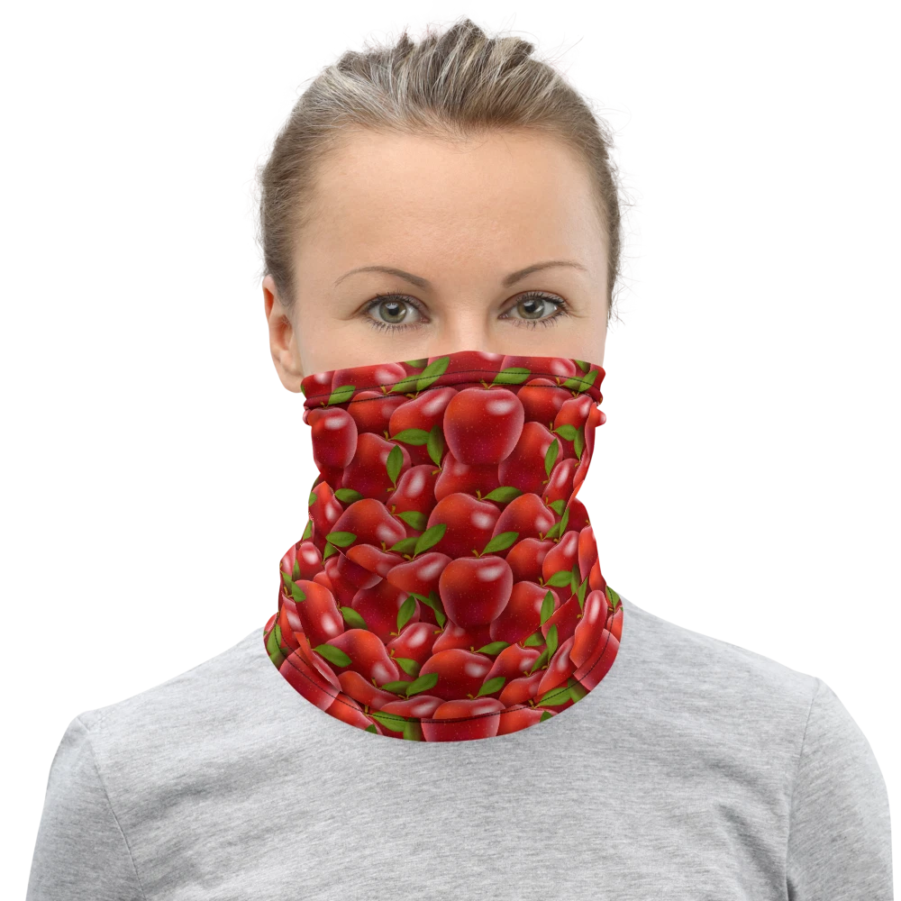 Yummy Yum Red Apples Protective Face Cover Facemask, Face Mask, Balaclava, Scarf