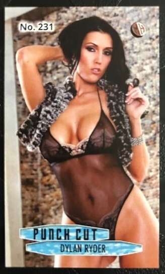 Dylan Ryder rare MH Punch Cut #'d 2/3 Tobacco card no. 231