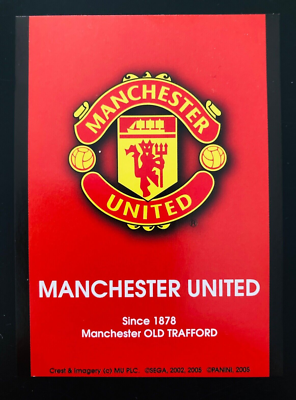 2004-05 Panini WCCF European Clubs Manchester United team base set