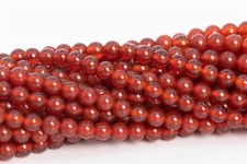 3MM Natural Red Agate Beads Grade AAA Round Gemstone Loose Beads 15.5"