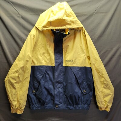 Pacific Trail Outerwear yellow Windbreaker Jacket Coat Size Large