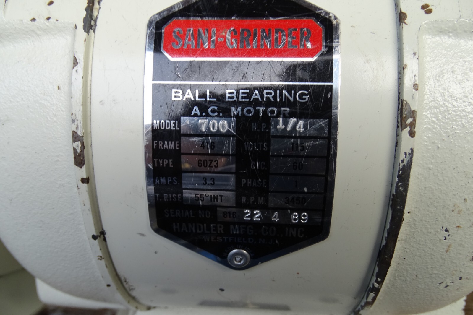 Sani Grinder 700 Drum Sander eBay