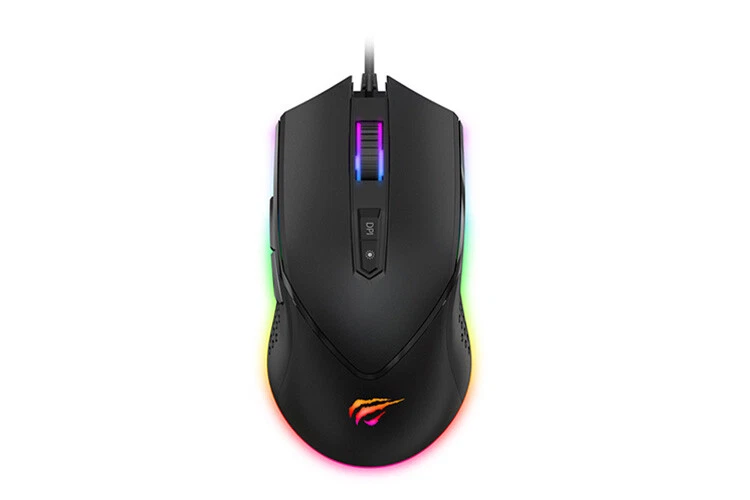 Havit MS814 RGB Backlit Programmable 7000 DPI Gaming Mouse - Image 2 of 4