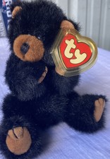 TY Beanie Baby Ivan The Brown Bear 1993 rare find No Copyright On Tag Older