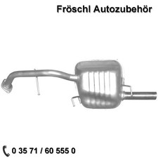 Für Mazda 5 2,0 CW Endtopf Endschalldämpfer Auspuff Auspuffanlage a*