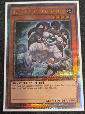 Super-Nimble Mega Hamster 1st Edition Quarter Century Secret Rare RA02-EN004