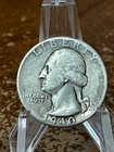 1940 WASHINGTON SILVER QUARTER 25 CENTS COIN # RJ196