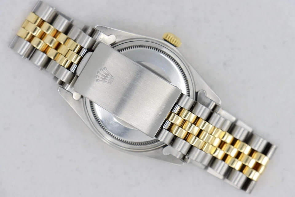 Rolex Datejust 16013 Silver Stick Dial Jubilee Band 36mm Fluted Bezel Circa 1987 - Image 4 of 4