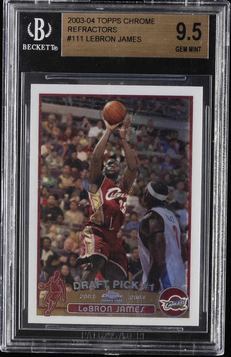 NBA カード Lebron James  Silver  BGS 9.5 Rookie LeBron James Beckett BGS 9.5 Grade Basketball Trading Cards