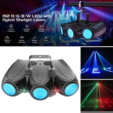 192LED RGBW Stage Light Multi-Pattern Disco Light Laser Lighting DMX512