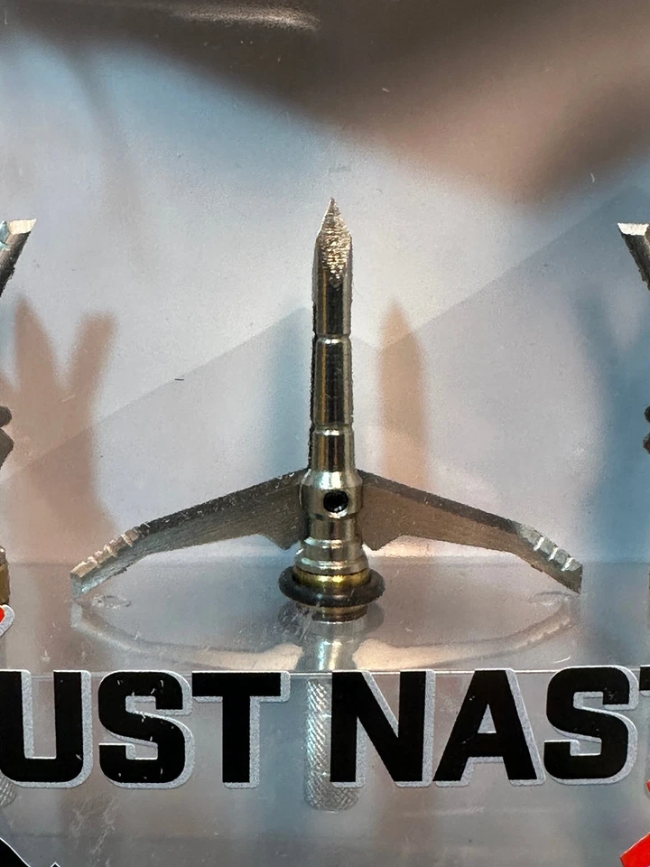 (3) Dead Ringer DR8352 Just Nasty 2.0 Crossbow Broadheads, 100-125 Grain Adjust. - Image 3 of 4