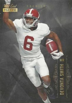 2021 Wild Card Matte White #MBC-7 Devonta Smith Black