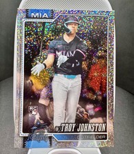 2026 Topps Series 1 Celebration TROY JOHNSTON Rookie (RC) Confetti #317 - Miami