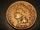 1884 Indian Head Cent Most of Liberty #3
