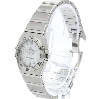 Omega Constellation Double Eagle Quartz Stainless Steel Watch