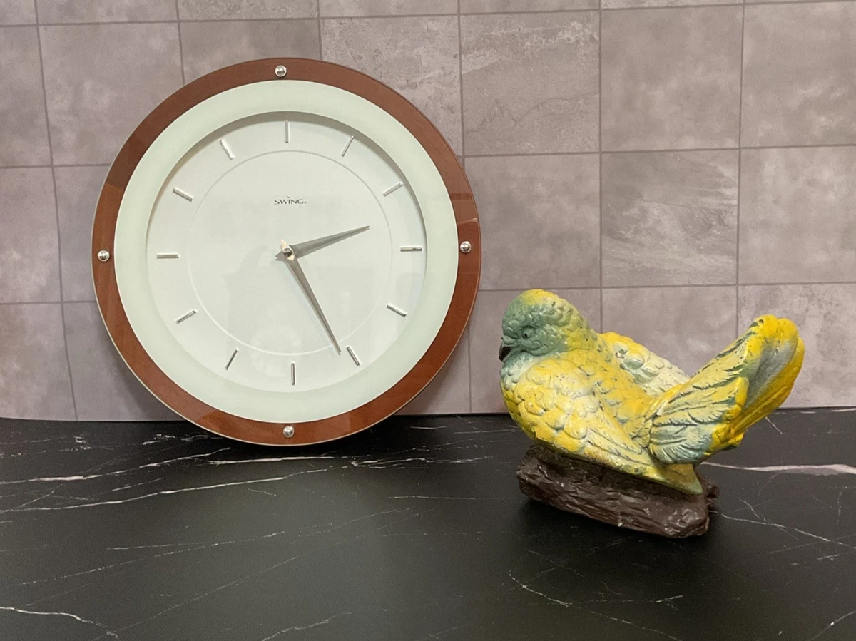 Knight & Gibbins　ナイトギビンズ　壁掛け時計　英国製　訳あり Restored Knight & Gibbins Pine Wall Clock: New Quartz Movement