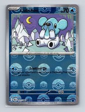 Cubchoo 025 2025 Pokemon S&V Black Bolt Poke Ball Reverse Holo Card NM+ (a)