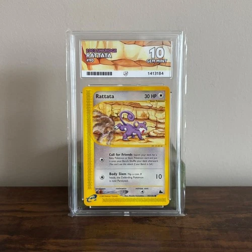Rattata 90 Skyridge Ace Gem Mint 10 Pokémon Card Pop 2 !