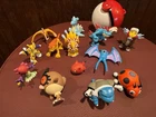 Full Lot! Pokemon Figures 1997-2000s Nintendo/ TOMY PVC Vintage With Pokeball