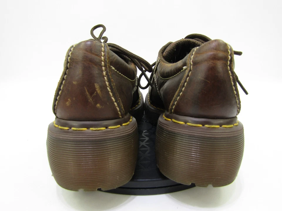 Zapatos Oxford De Colección Dr. Martens Para Mujer EE. UU. 7 Marrón Grueso Flor Margarita Y2K 12283 Foto 4 de 4