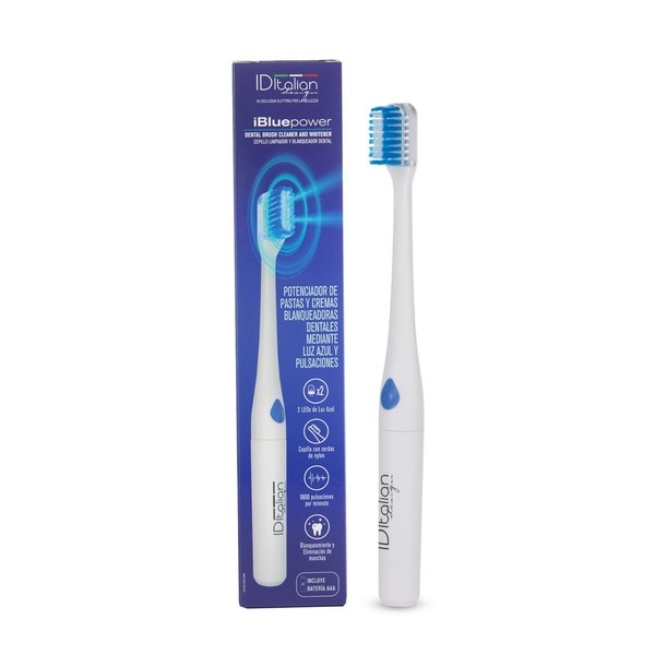 Cepillo Dental Eléctrico iBluePower con Led Azul y Limpieza Profunda