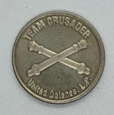 Team Crusader United Defense, L.P. Challenge Coin, BAE Systems